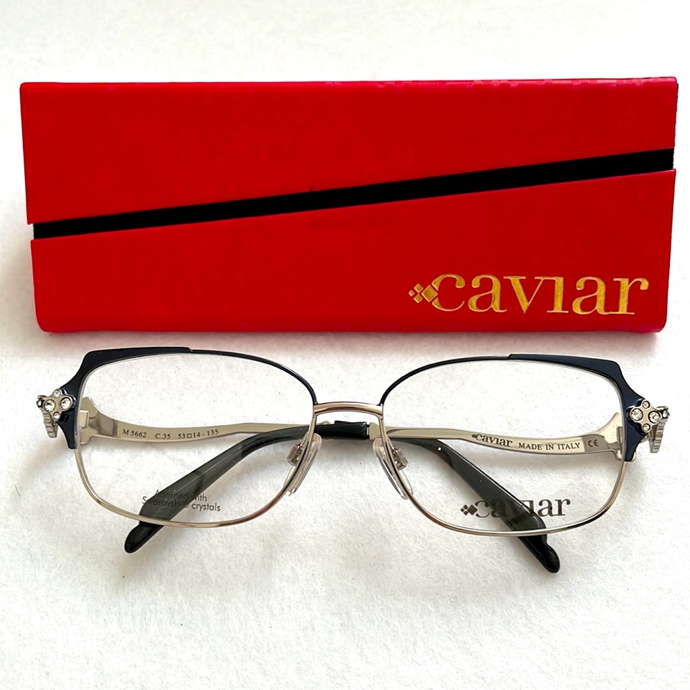 NEW Caviar Glasses with Swarovski Crystals